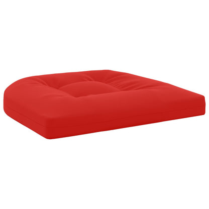 4-Piece Seat Cushions 4 pcs 100% Polyester Red 45 x 45 x 5 cm