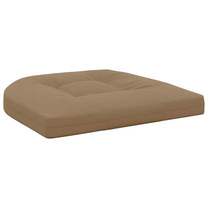 4-Piece Seat Cushions 4 pcs 100% Polyester Taupe 45 x 45 x 5 cm