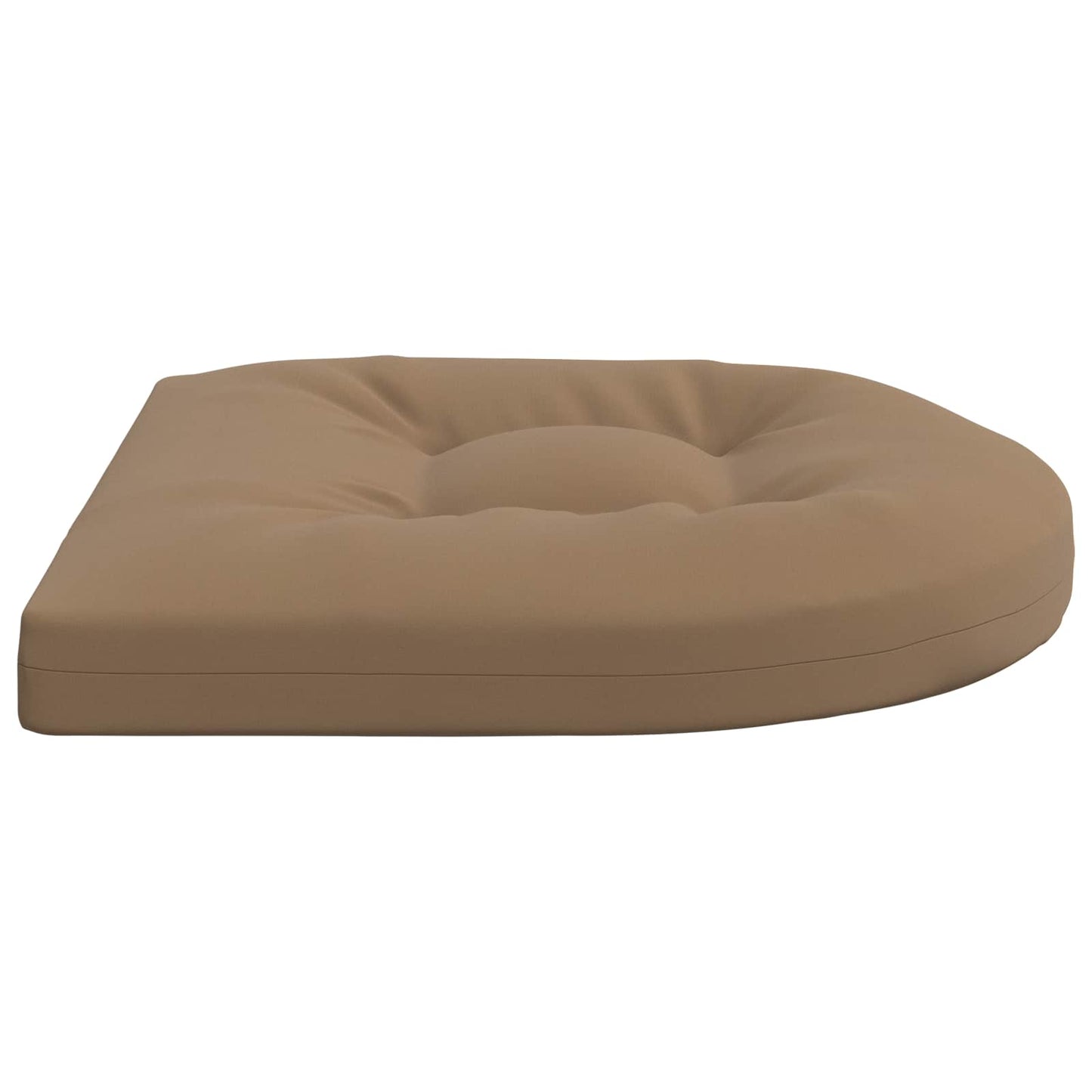 4-Piece Seat Cushions 4 pcs 100% Polyester Taupe 45 x 45 x 5 cm