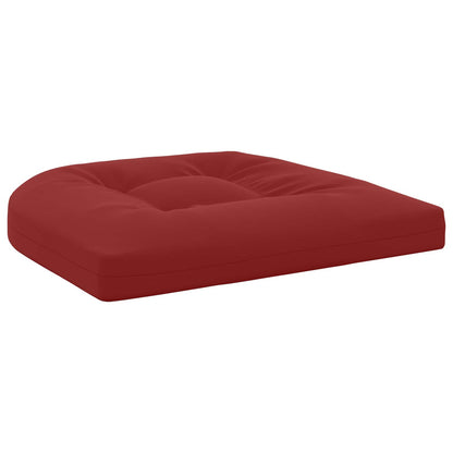 4-Piece Seat Cushions 4 pcs 100% Polyester Wine Red