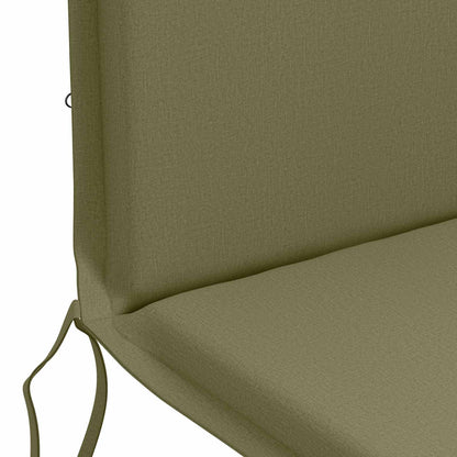 High Back Chair Cushion GEMERT 6 pcs 100% Polyester Olive Green