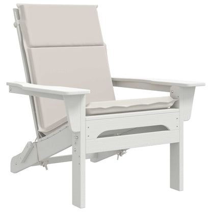 High Back Chair Cushion GEMERT 2 pcs 100% Polyester White