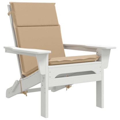 High Back Chair Cushion GEMERT 4 pcs 100% Polyester Sand