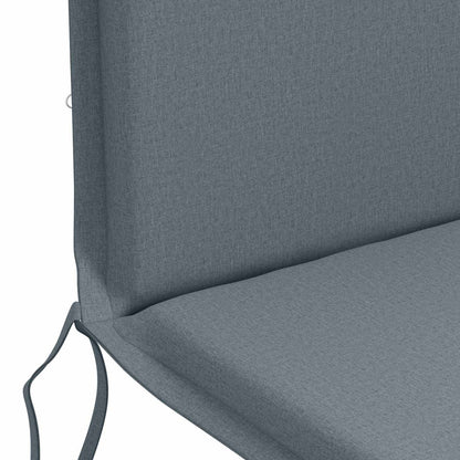 High Back Chair Cushion GEMERT 6 pcs 100% Polyester Blue