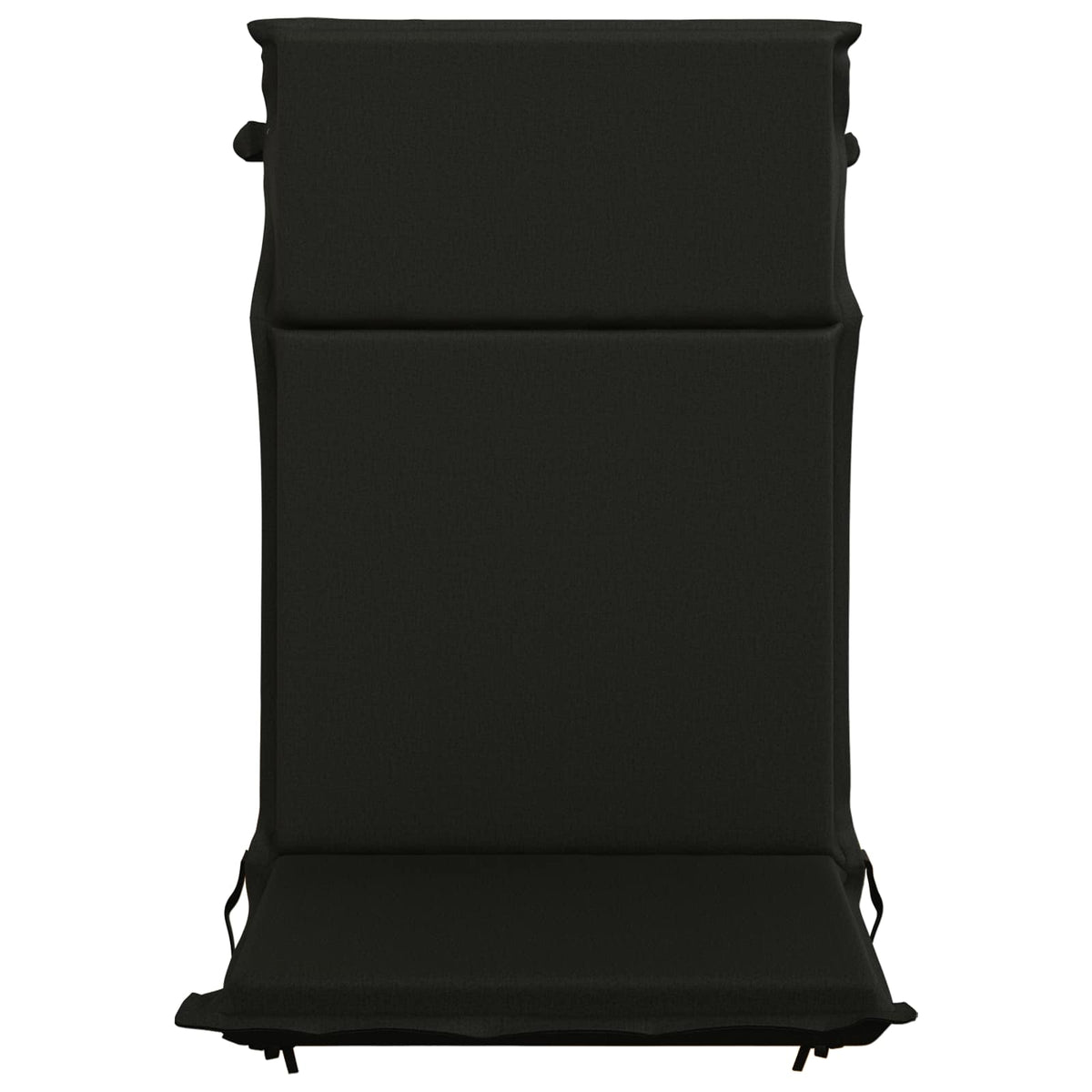 High Back Chair Cushion GEMERT 4 pcs 100% Polyester Black
