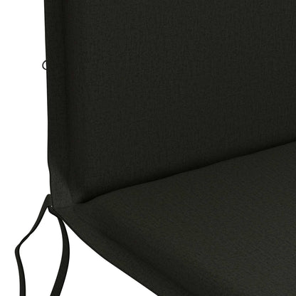 High Back Chair Cushion GEMERT 6 pcs 100% Polyester Black