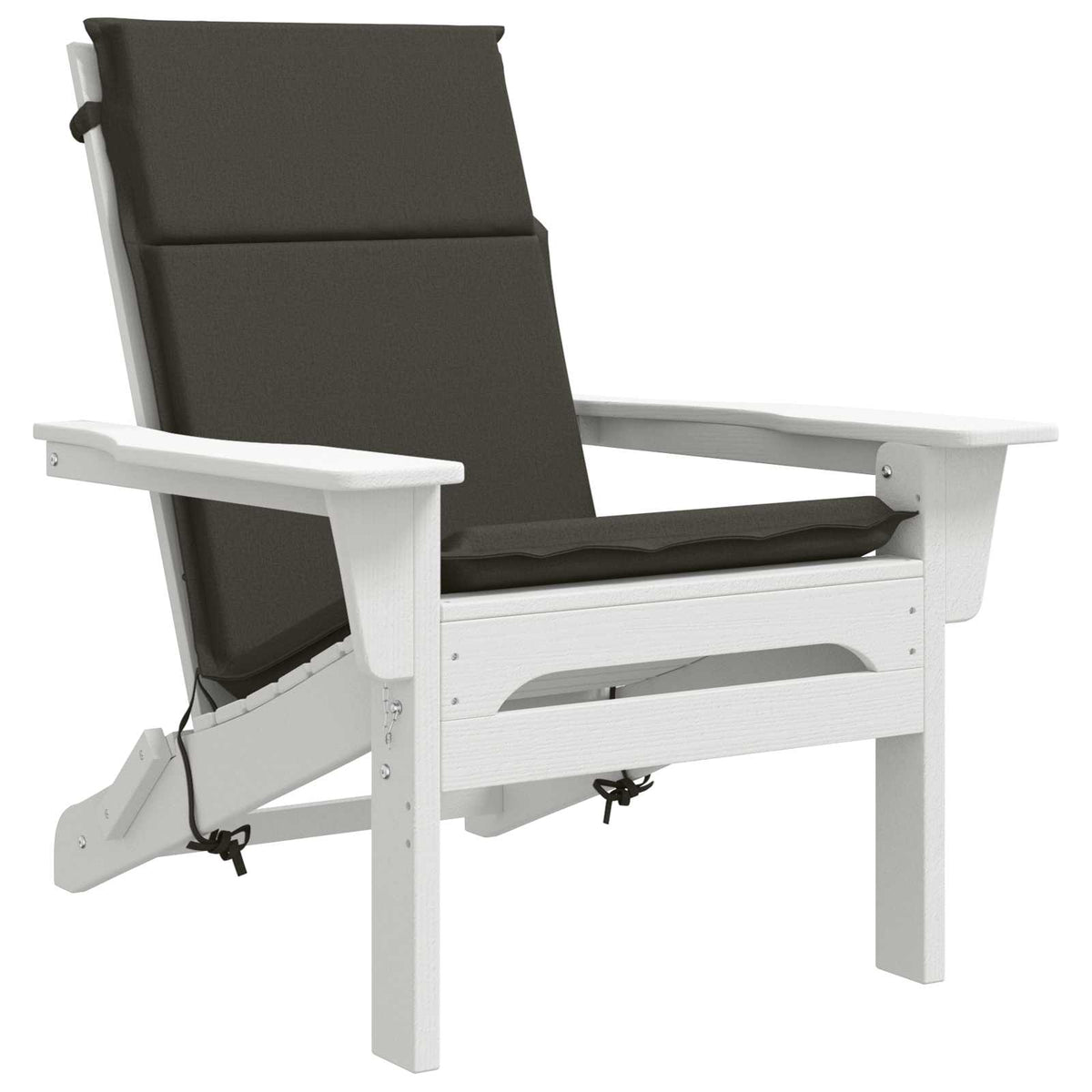 High Back Chair Cushion GEMERT 2 pcs 100% Polyester Anthracite