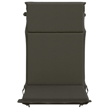 High Back Chair Cushion GEMERT 4 pcs 100% Polyester Anthracite