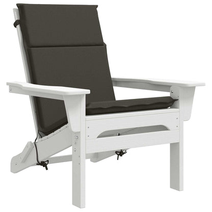 High Back Chair Cushion GEMERT 4 pcs 100% Polyester Anthracite