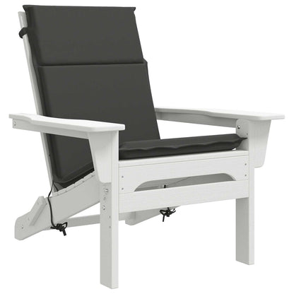 High Back Chair Cushion GEMERT 2 pcs 100% Polyester Anthracite