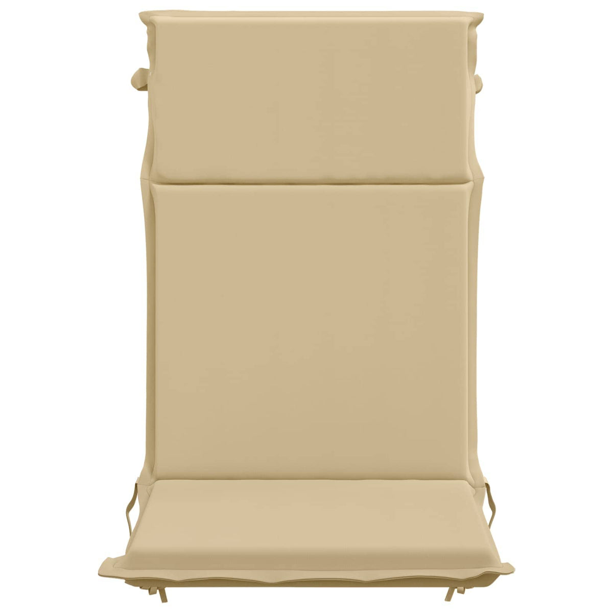 High Back Chair Cushion GEMERT 6 pcs 100% Polyester Beige