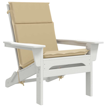 High Back Chair Cushion GEMERT 6 pcs 100% Polyester Beige