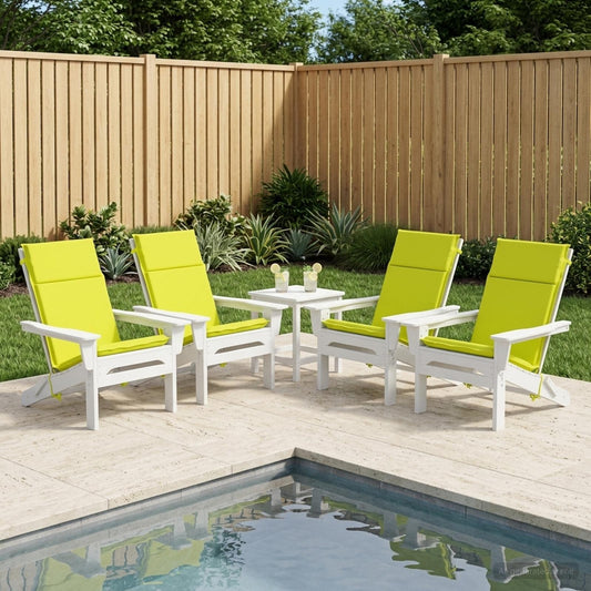 High Back Chair Cushion GEMERT 4 pcs 100% Polyester