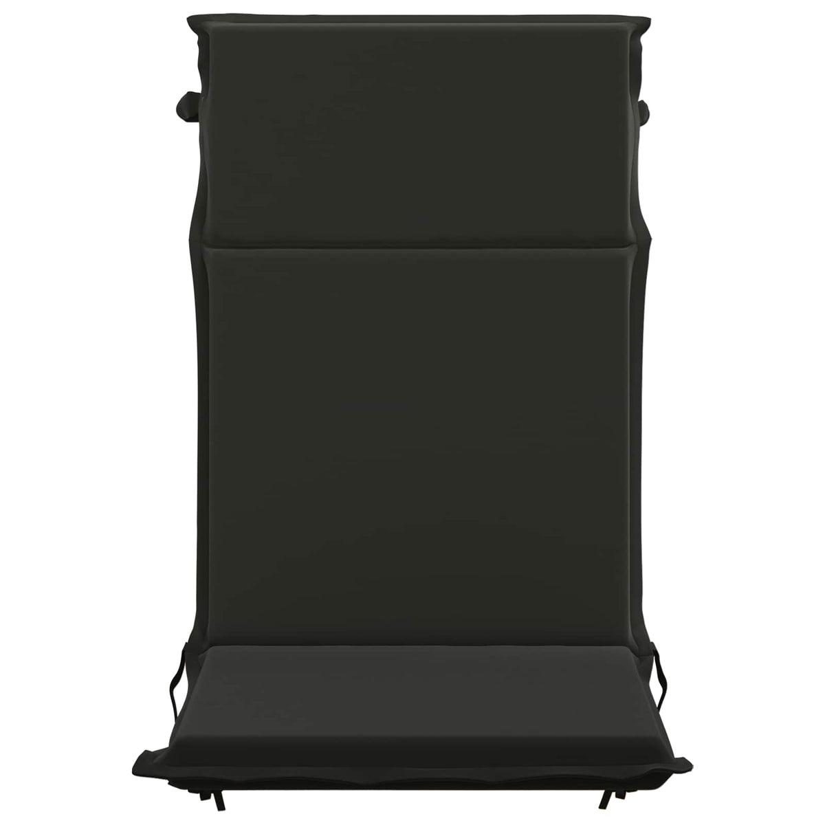 High Back Chair Cushion GEMERT 4 pcs 100% Polyester Black