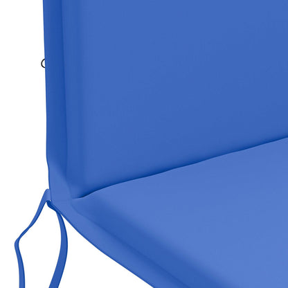 High Back Chair Cushion GEMERT 6 pcs 100% Polyester Royal Blue