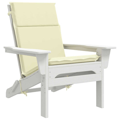 High Back Chair Cushion GEMERT 6 pcs 100% Polyester Cream