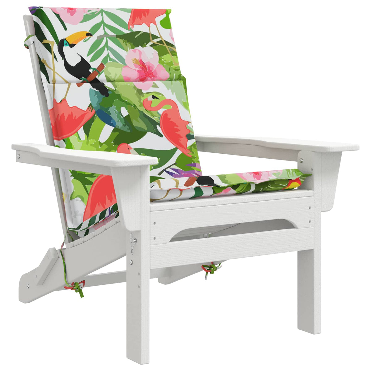 High Back Chair Cushion GEMERT 2 pcs 100% Polyester Multicolour