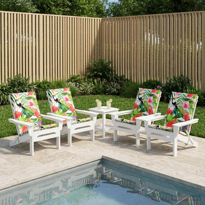 High Back Chair Cushion GEMERT 6 pcs 100% Polyester Multicolour