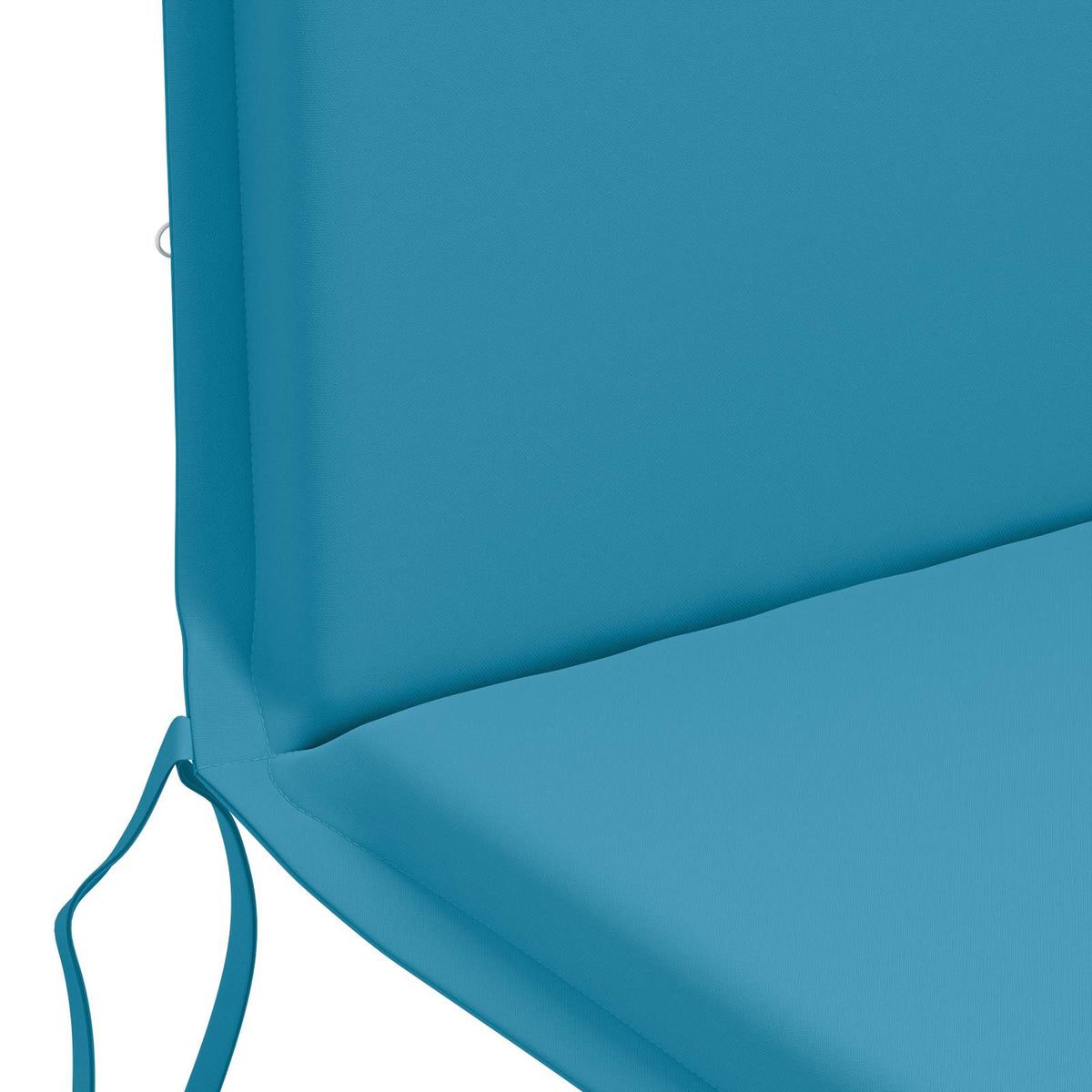 High Back Chair Cushion GEMERT 2 pcs 100% Polyester Light Blue