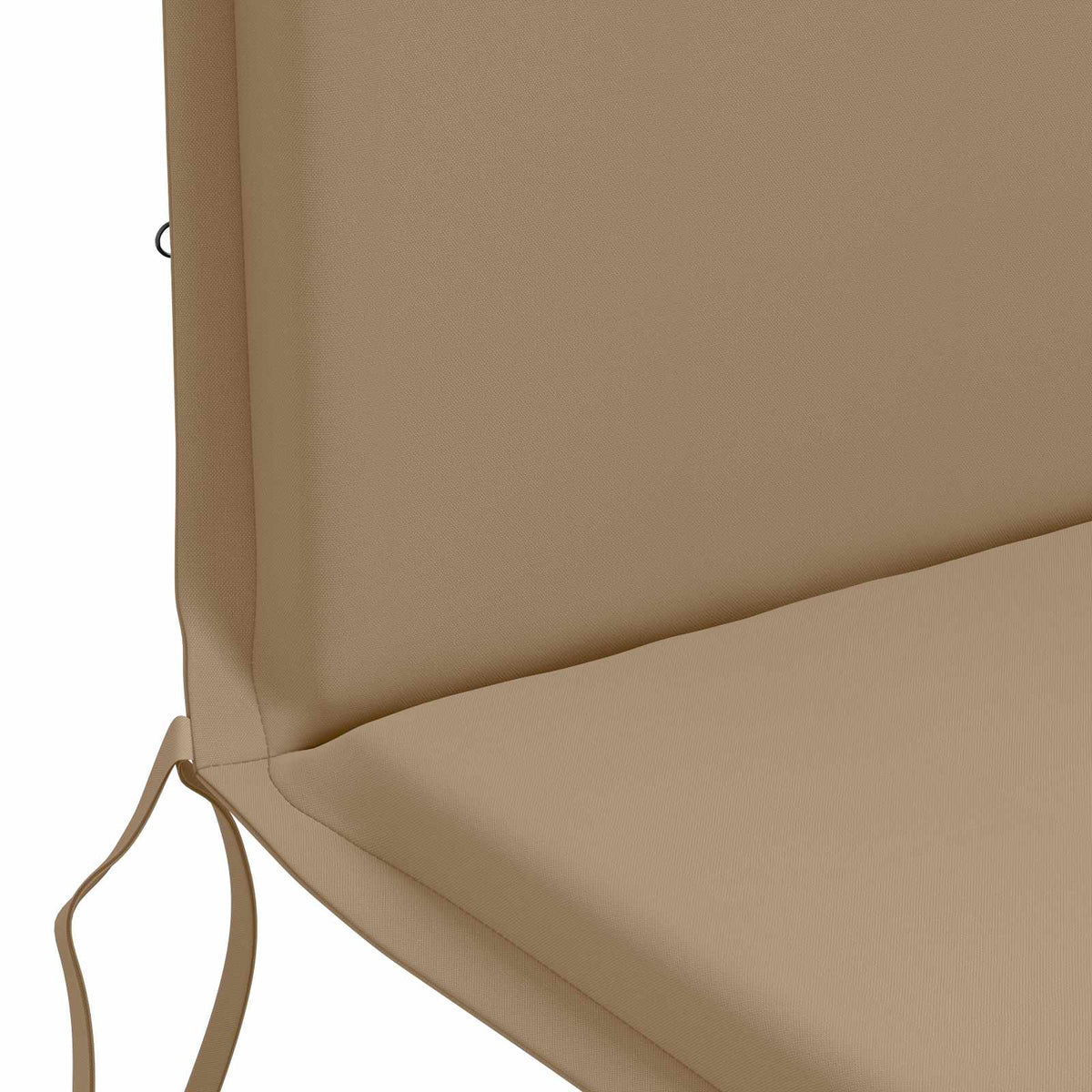 High Back Chair Cushion GEMERT 2 pcs 100% Polyester Taupe