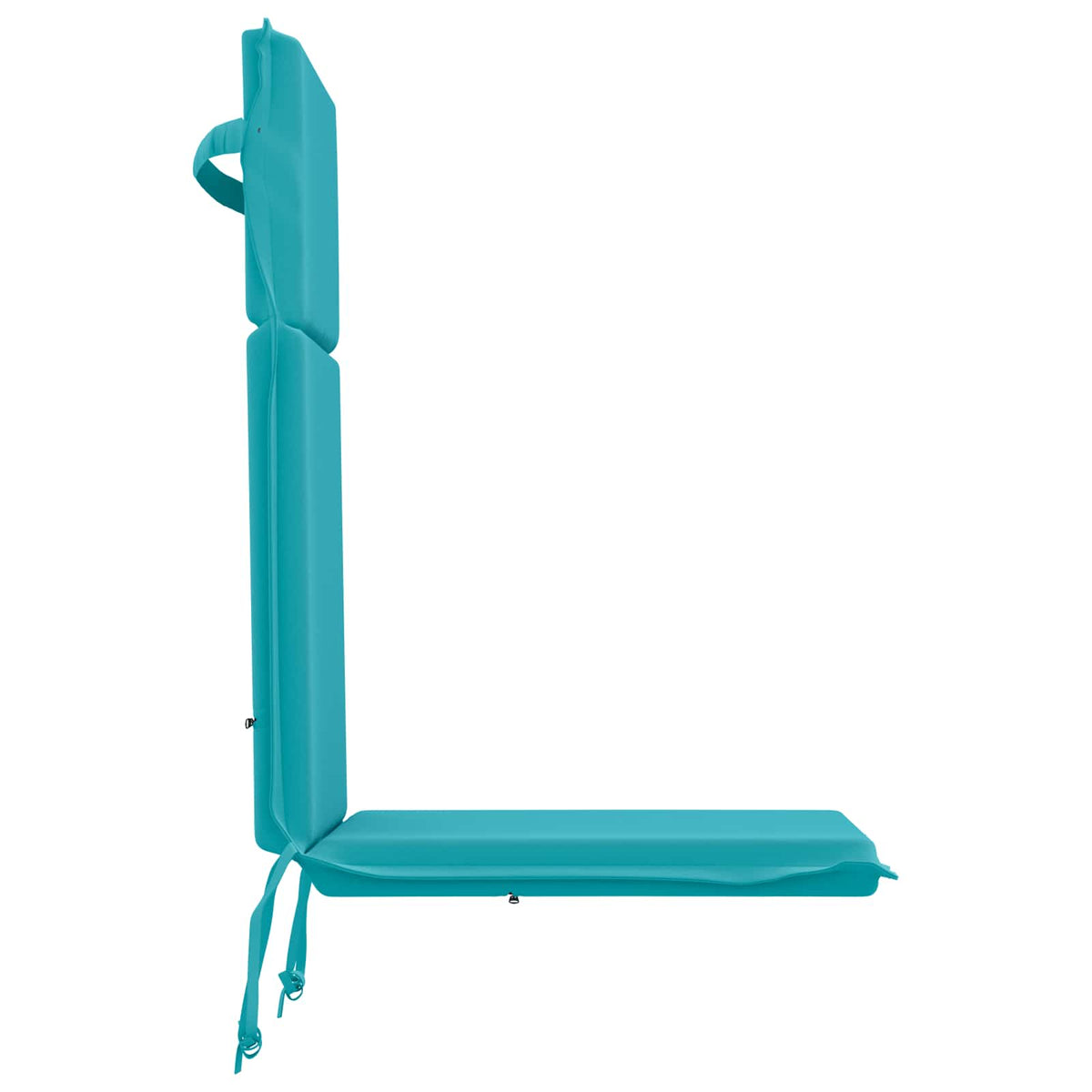 High Back Chair Cushion GEMERT 2 pcs 100% Polyester Turquoise