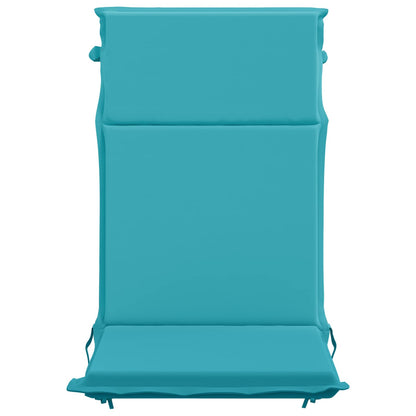 High Back Chair Cushion GEMERT 4 pcs 100% Polyester Turquoise