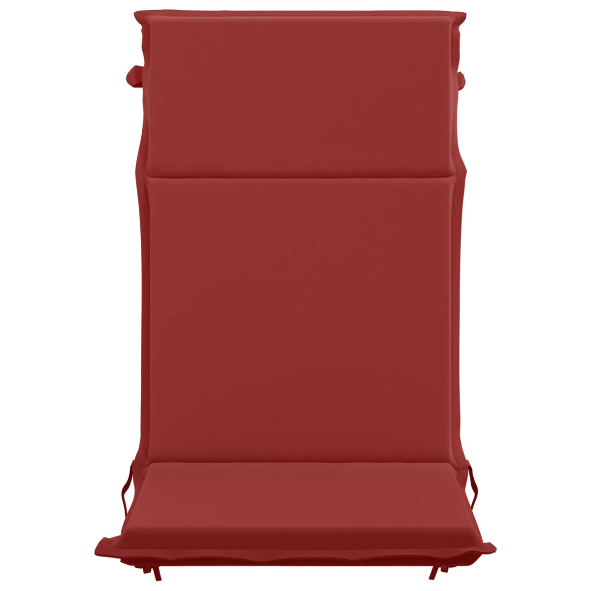 High Back Chair Cushion GEMERT 6 pcs 100% Polyester Wine Red