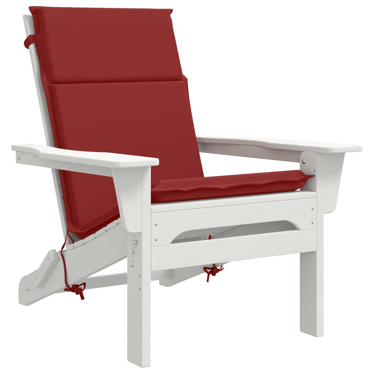 High Back Chair Cushion GEMERT 6 pcs 100% Polyester Wine Red