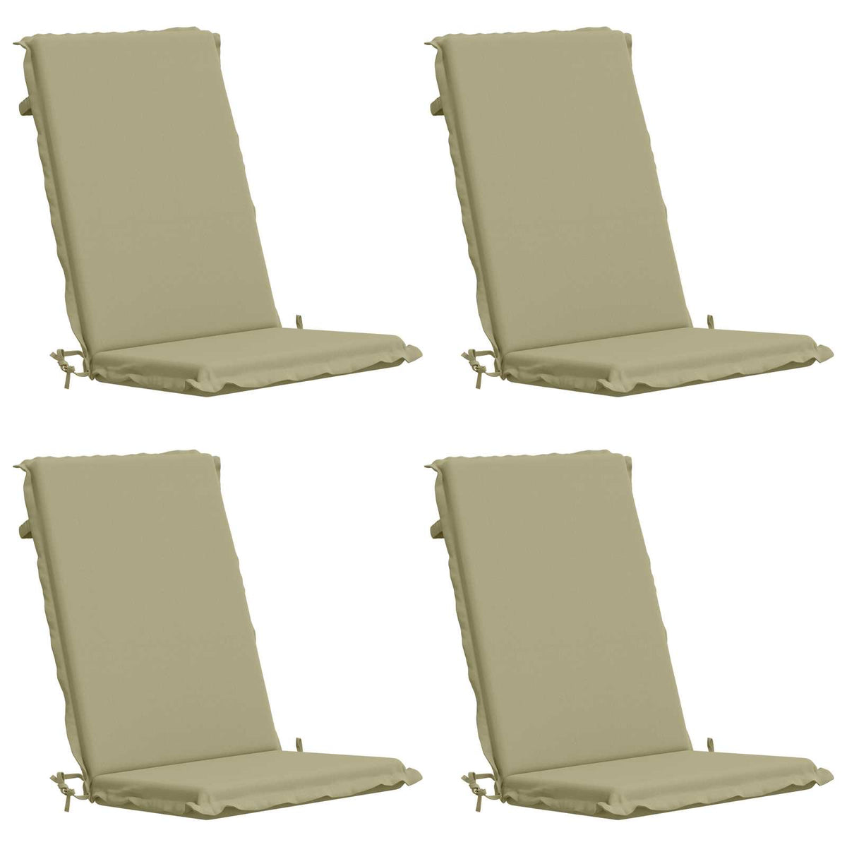 4-Piece High Back Bhair Cushions GEMERT 4 pcs 100% Polyester