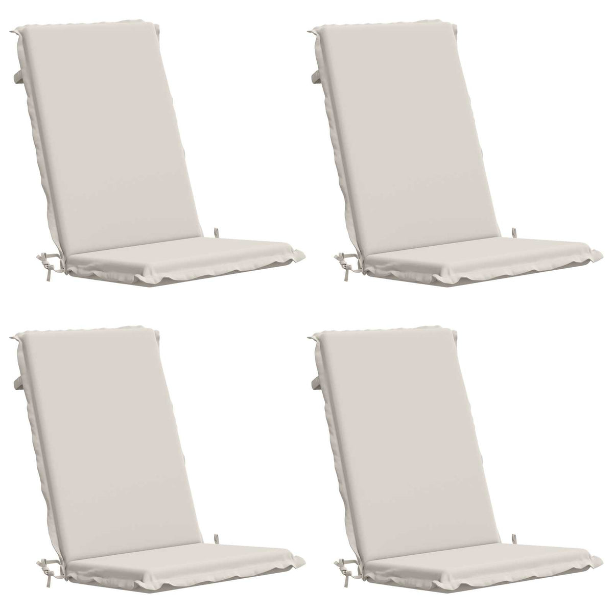 4-Piece High Back Bhair Cushions GEMERT 4 pcs 100% Polyester