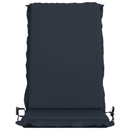 High Back Chair Cushion GEMERT 4 pcs 100% Polyester Dark Blue