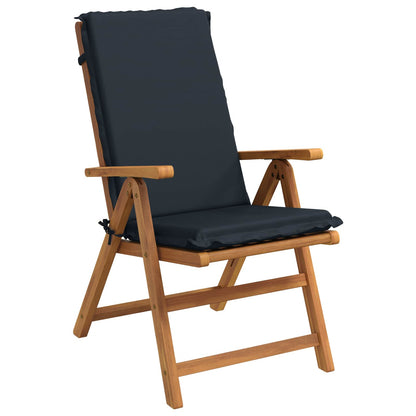 High Back Chair Cushion GEMERT 4 pcs 100% Polyester Dark Blue