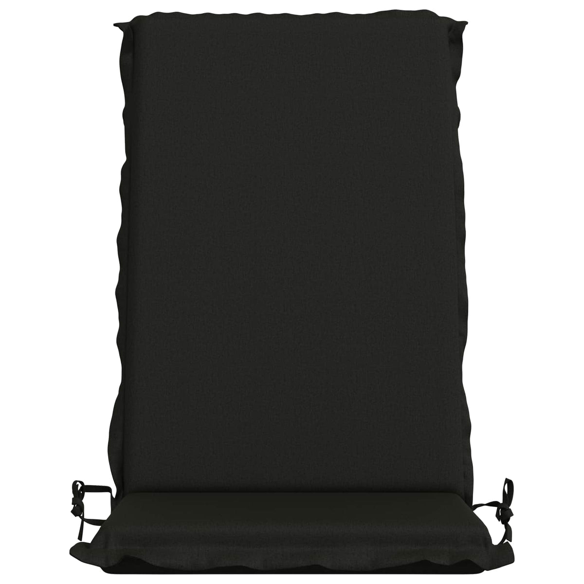 High Back Chair Cushion GEMERT 4 pcs 100% Polyester Black