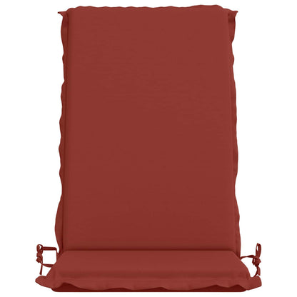 High Back Chair Cushion GEMERT 4 pcs 100% Polyester Red