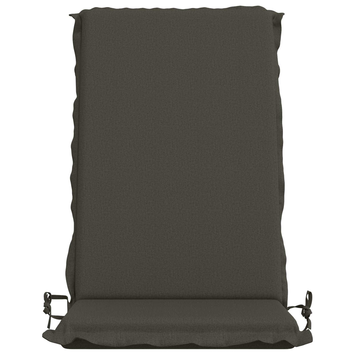 High Back Chair Cushion GEMERT 4 pcs 100% Polyester Anthracite