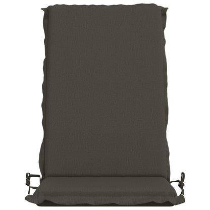 High Back Chair Cushion GEMERT 4 pcs 100% Polyester Anthracite