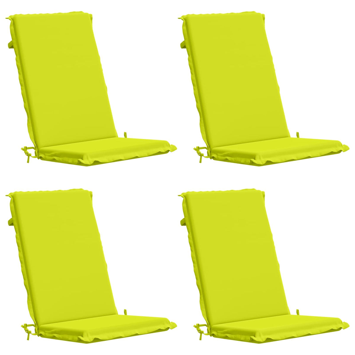 High Back Chair Cushion GEMERT 4 pcs 100% Polyester