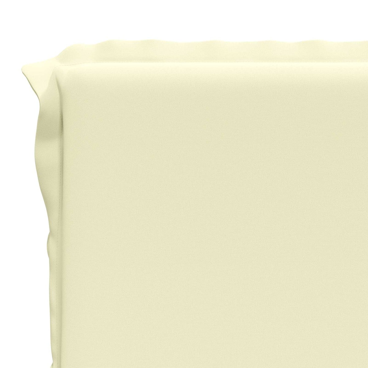 High Back Chair Cushion GEMERT 2 pcs 100% Polyester Cream