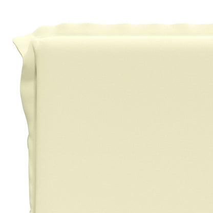 High Back Chair Cushion GEMERT 4 pcs 100% Polyester Cream