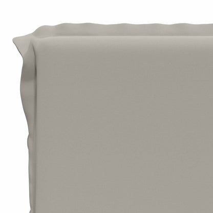 High Back Chair Cushion GEMERT 2 pcs 100% Polyester Grey