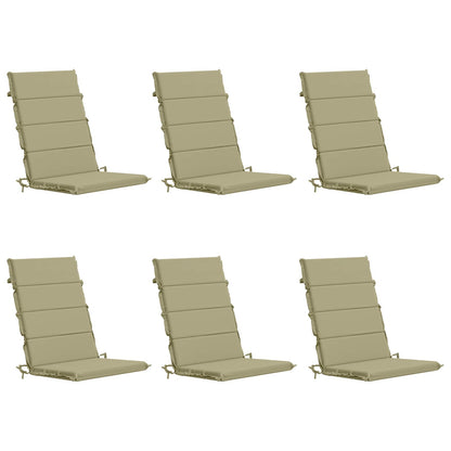 6-Piece High Back Bhair Cushions GEMERT 100% Polyester