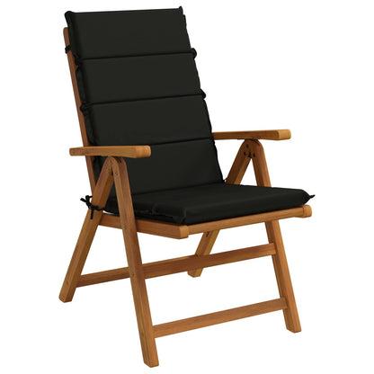 2-Piece High Back Bhair Cushions GEMERT 100% Polyester Black