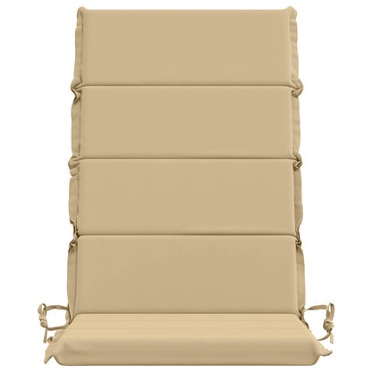 2-Piece High Back Bhair Cushions GEMERT 100% Polyester Beige