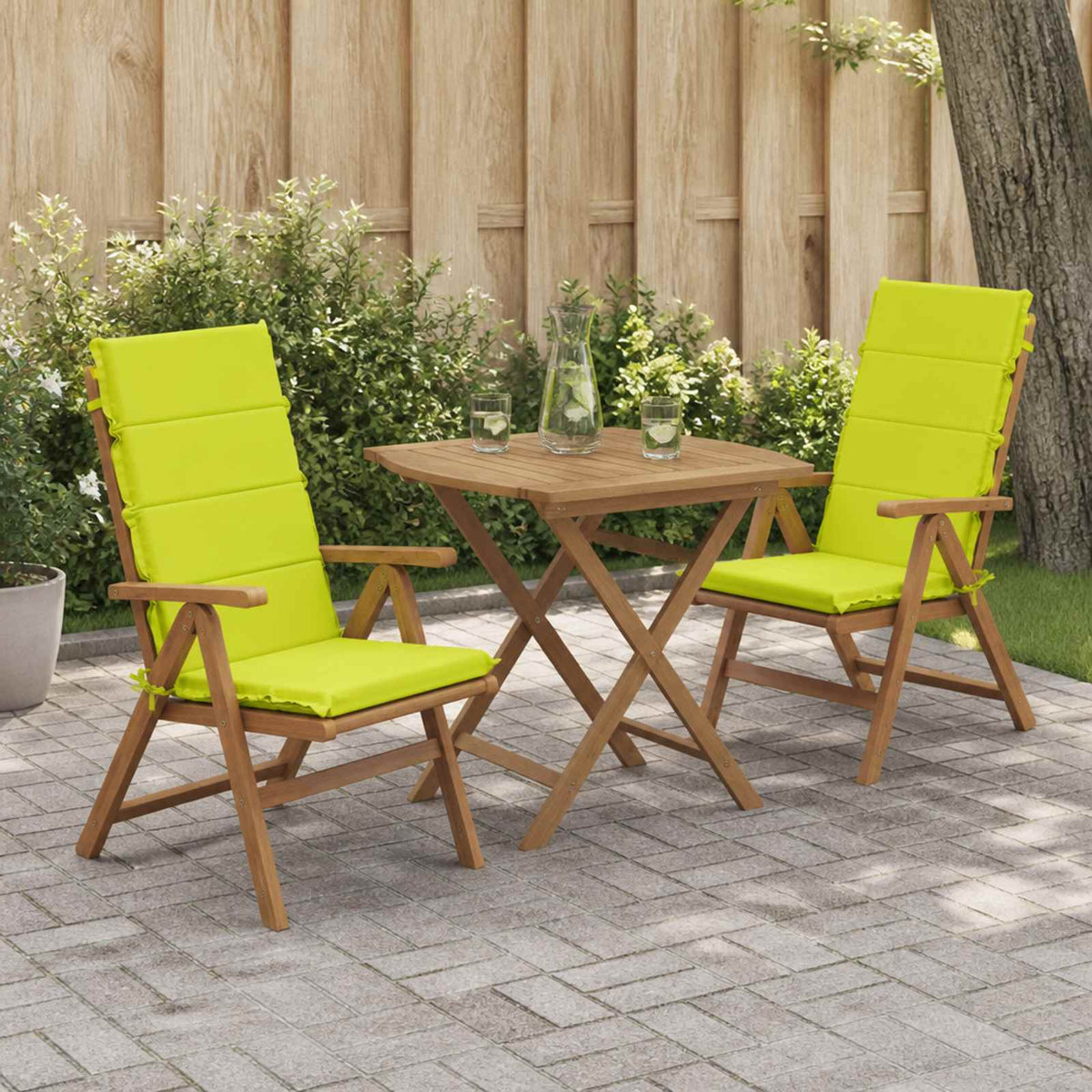 2-Piece High Back Bhair Cushions GEMERT 100% Polyester
