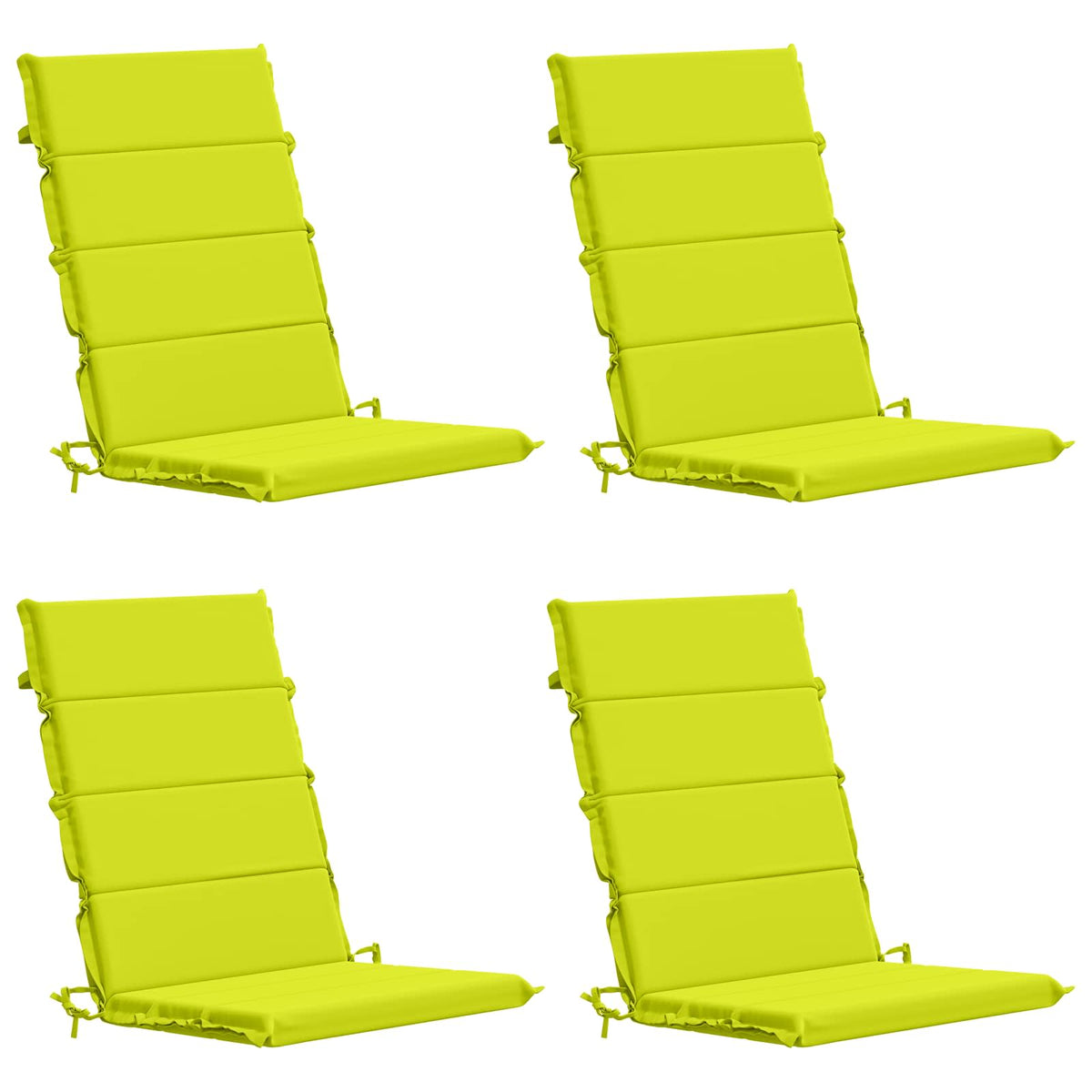High Back Chair Cushion GEMERT 4 pcs 100% Polyester