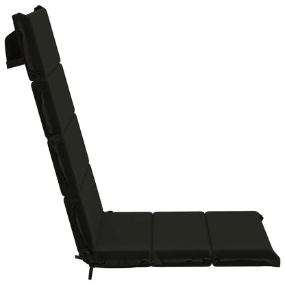High Back Chair Cushion GEMERT 4 pcs 100% Polyester Black