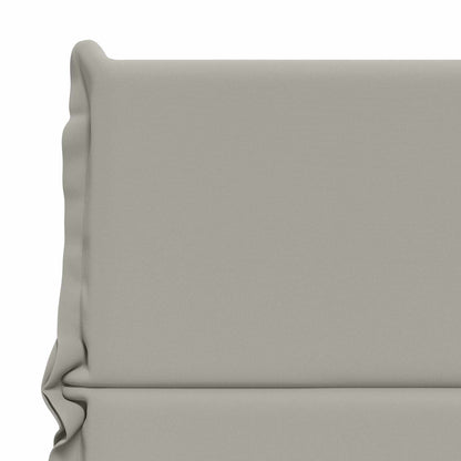 2-Piece High Back Bhair Cushions GEMERT 100% Polyester Grey