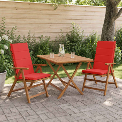 2-Piece High Back Bhair Cushions GEMERT 100% Polyester Red