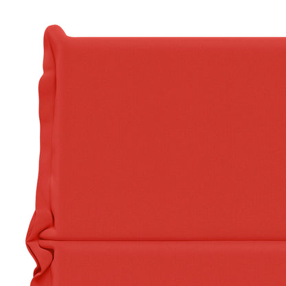 2-Piece High Back Bhair Cushions GEMERT 100% Polyester Red