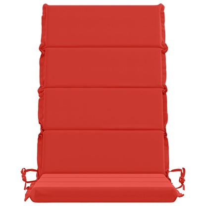 2-Piece High Back Bhair Cushions GEMERT 100% Polyester Red
